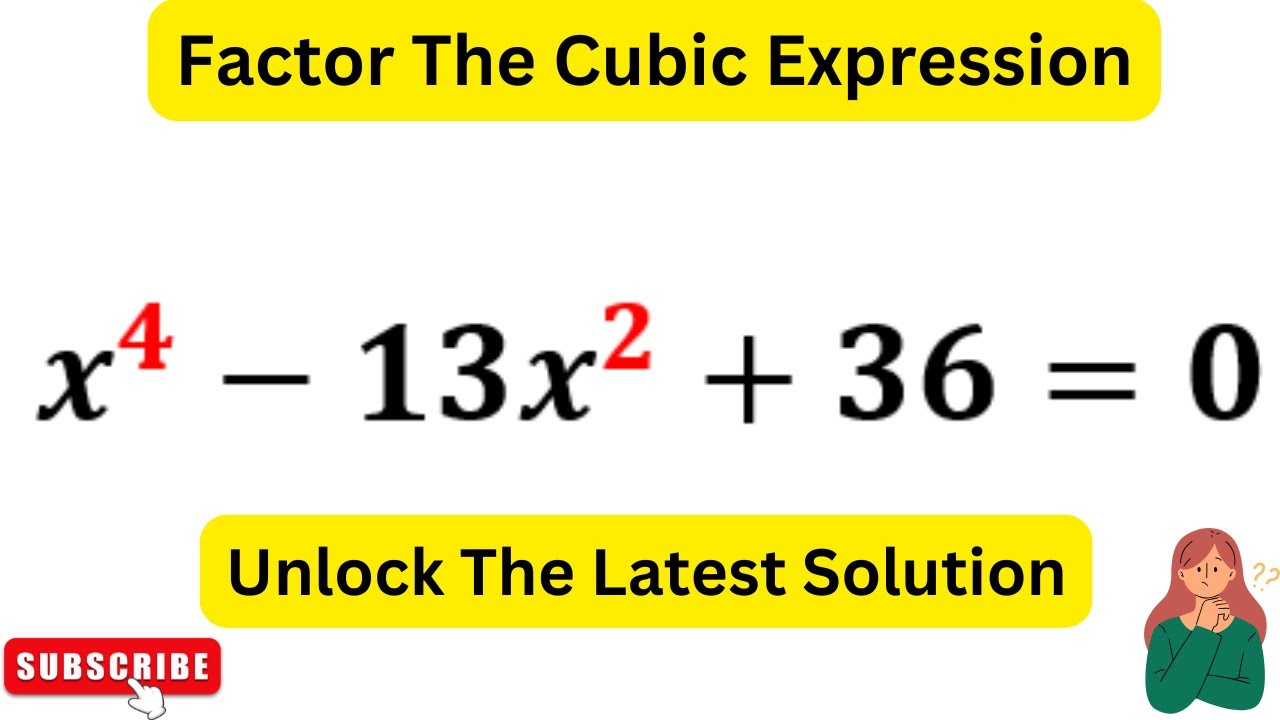 STOP Wasting Time on WRONG Math Solutions x^-13x^2+36=0 - YouTube