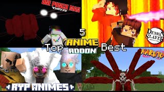 Mcpe - Top 5 Best Anime Addon/Mod For MCPE 1.19 & 1.20 (Animes Addon) Part 2 screenshot 1