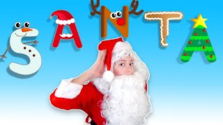 S-A-N-T-A and O-L-A-F | Christmas Dance | Dance Along | Songs for Children by Kids Music Land