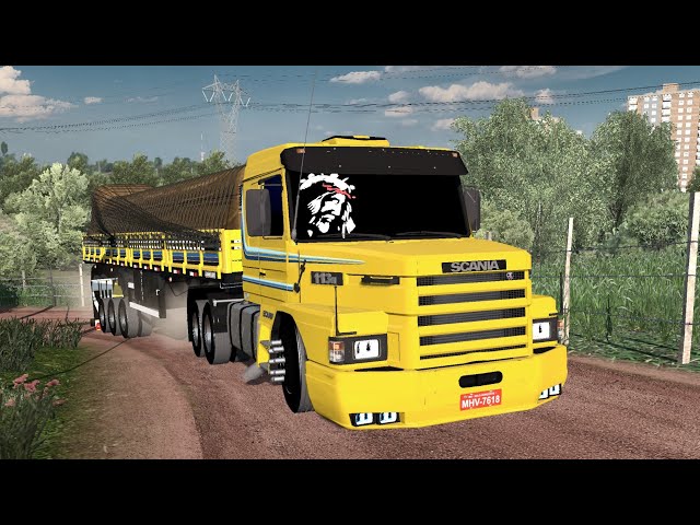 Conjunto Scania 113H + Granel Arqueada Top Mods Ets2 1.43