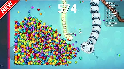 Epic Snakeio Gameplay! I Find Huge Score Bundle In The Map Corner! Snake. Io