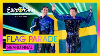 Flag Parade | Eurovision 2024 | #UnitedByMusic 🇸🇪 Resimi