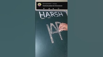 Harsh name logo #artvideo #drawing #artfeed #paintingdrawing #youtubeshorts #ytshort