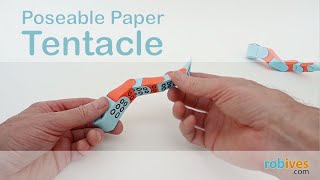 Poseable Paper Tentacle to Download and Make