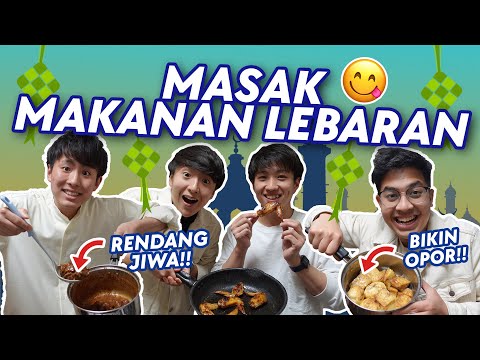 Rahasia Dapur BIKIN MAKANAN KHAS LEBARAN (OPOR, RENDANG) BARENG WASEDABOYS! Yang Sehat