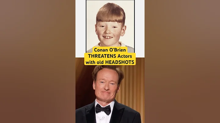 Conan O'Brien Threatens Actors With Their Old Headshots At The 97th #Oscars #shorts @TeamCoco