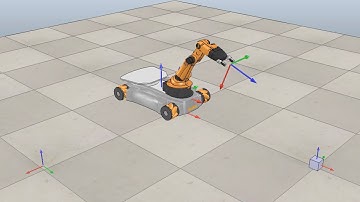 Kuka YouBot Kinematics simulation Pick & Place