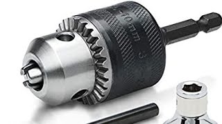 How to replace drill chuck غيير رأس الدريل العاديه الي أوتوماتيك بكل سهولة