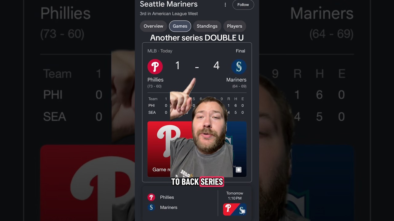 The Mariners are making me feel things