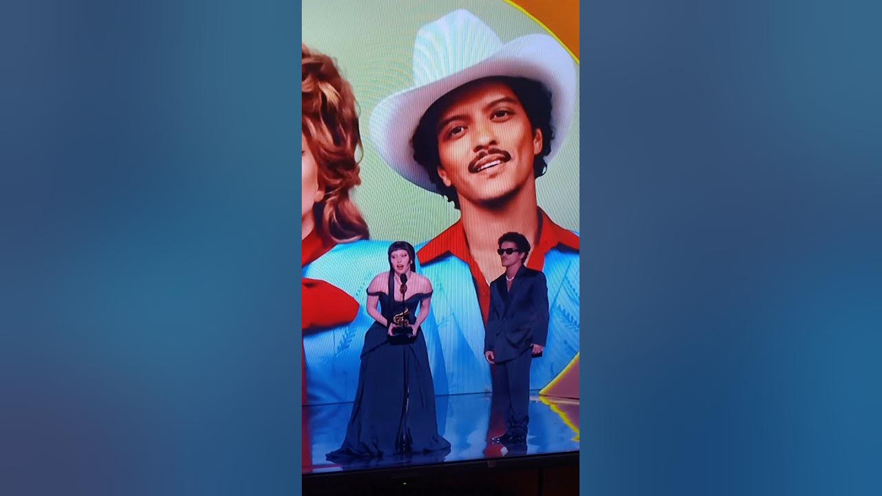 Lady Gaga and Bruno Mars wins GRAMMYs 2025 die with a smile, #grammys