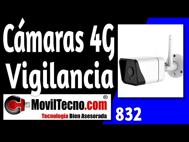 Cámara de vigilancia interior Ctronics 4G LTE con tarjeta SIM y detecc