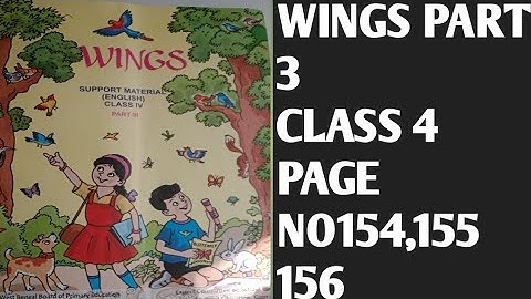 LOCKDOWN LESSON||WINGS PART3||CLASS4||PAGE NO154,155,156