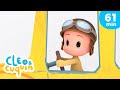 The wheels on the bus and more Nursery Rhymes by Cleo and Cuquin | Children Songs