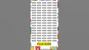 🔍 Find the Odd Number! Can You Spot It? 🧠 #OddNumberChallenge #BrainTeaser #shorts #games #eyesight