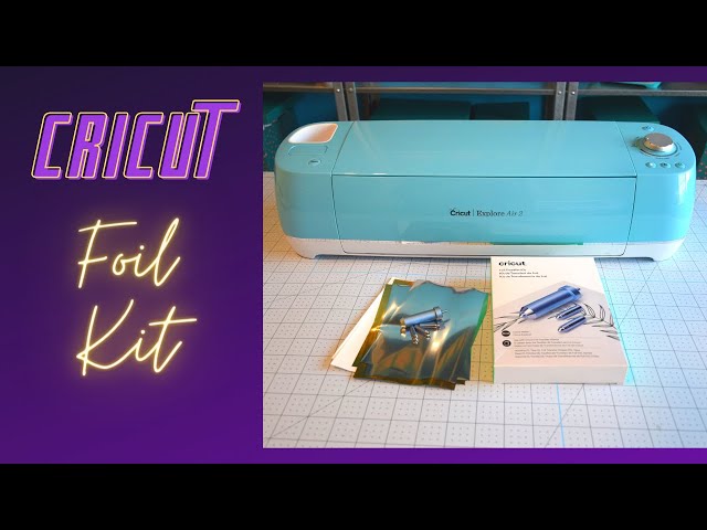 How to create custom stickers with foil on your Cricut - foiling