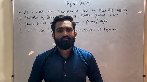 Process Costing - Introduction | Concept | Format | #cma #costing #mba #mcom #bcom #bba #ca #cs