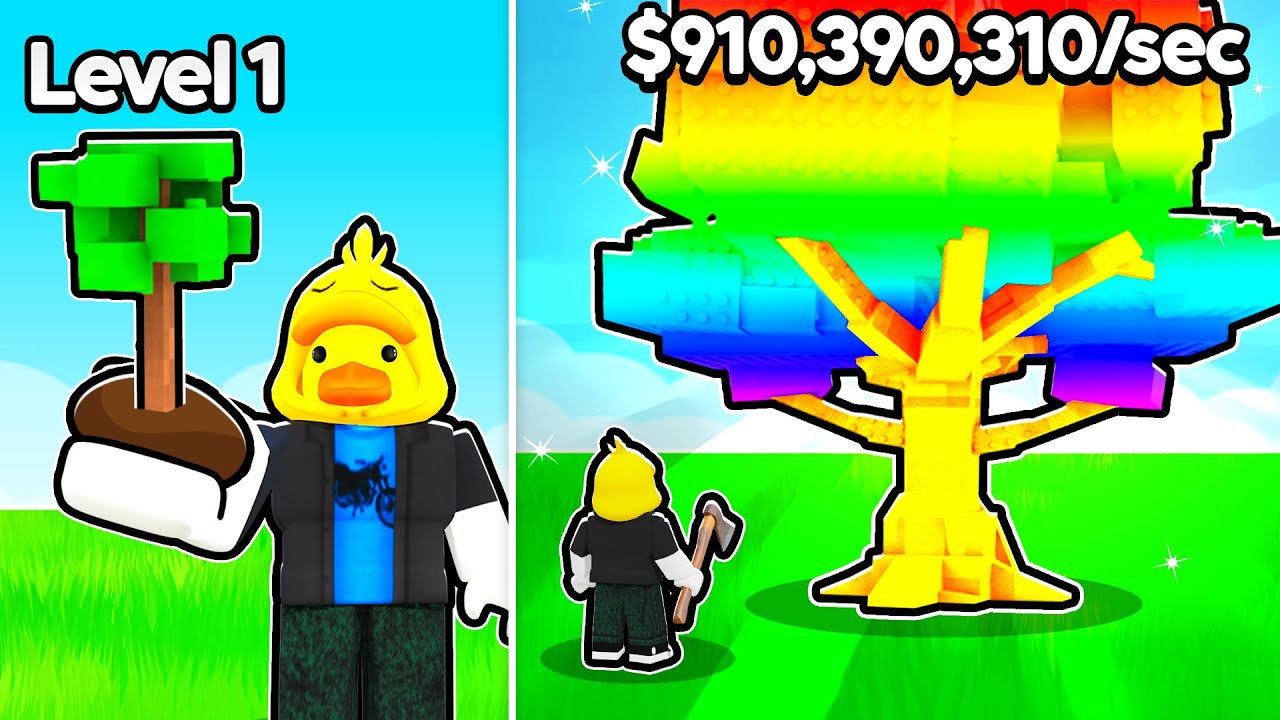 Rob Boss Tree I Spent $943,208 To Grow The TALLEST Tree in Roblox Chop Your Tree ...