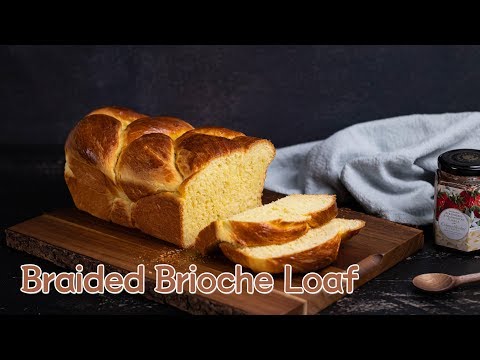 Homemade Braided Brioche Loaf Recipe