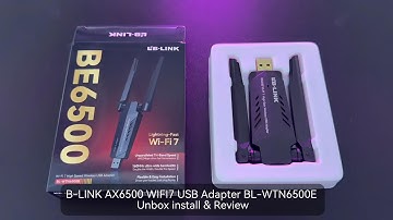 BE6500 Wi-Fi 7 High Gain Wireless USB Adapter | LB-LINK | Gamers | Wi-Fi 7 WTN6500E