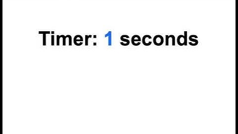 Simple 7‑Second Countdown Timer | Quick HTML & JavaScript
