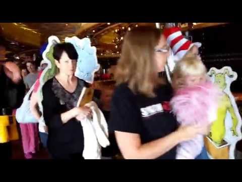 Dr Seuss parade on the Carnival Legend