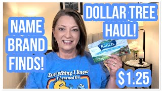 DOLLAR TREE HAUL | NAME BRANDS | $1.25 | WOW | I LOVE THE DT #haul #dollartree #dollartreehaul