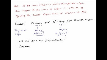 Prove that the parabolas square(y) = 4ax and square(x) = 4ay intersect at right angles.