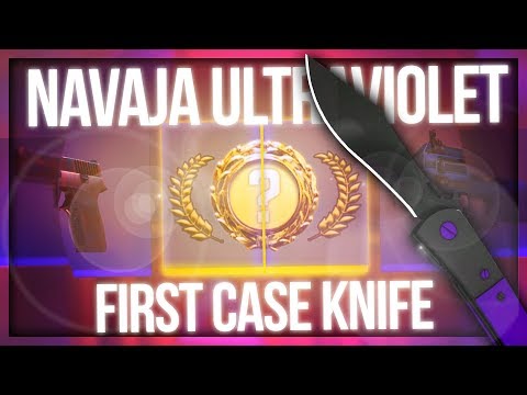 CS:GO FIRST CASE KNIFE UNBOXING (1 CASE 1 KNIFE)