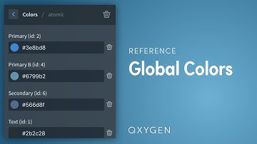 2.1: Oxygen - Global Colors - Edit Color Once & It Updates Everywhere