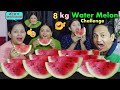 8 kg watermelon   eating challenge  goes wrong budabudivlogs