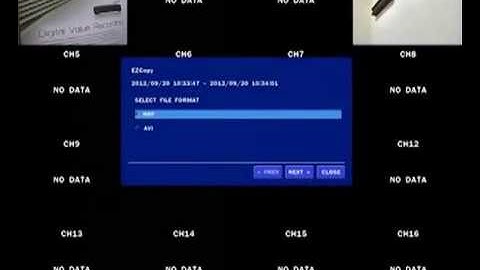 How to export video using EZ Copy - RS DVR - Speco Technologies