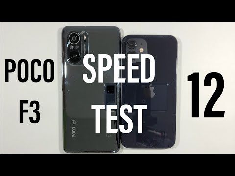 Xiaomi Poco F3 vs Iphone 12 Speed Test