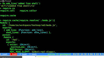node.js module, variable get changes from other module