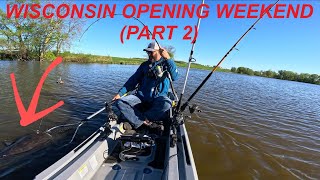 WISCONSIN OPENER (PART 2) HUGE fish, EPIC fight and NEW (PB)