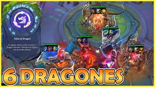 🔥 LOS BUENOS 6 DRAGONES NADA LES GANA en TFT SET 7.5