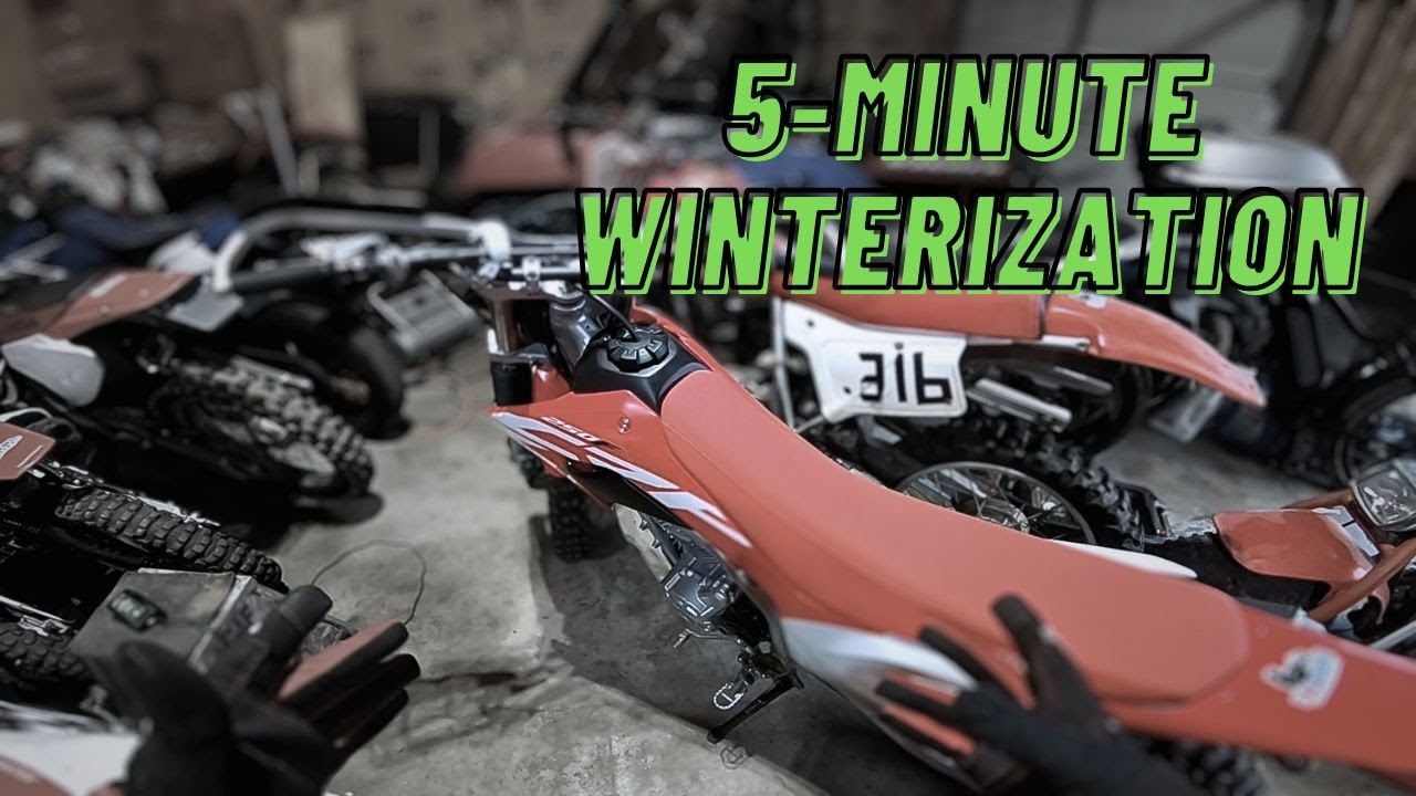 How To Winterize A Dirt Bike In Under 5 Minutes [w/out Stabilizer
