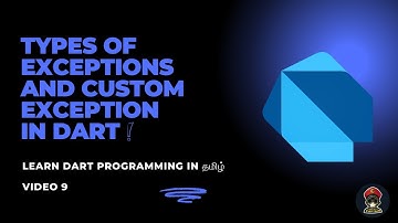 Exception Handling & Custom Exceptions in Dart | Tamil Tutorial
