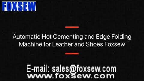 Automatic Hot Cementing and Edge Folding Machine for Leather and Shoes