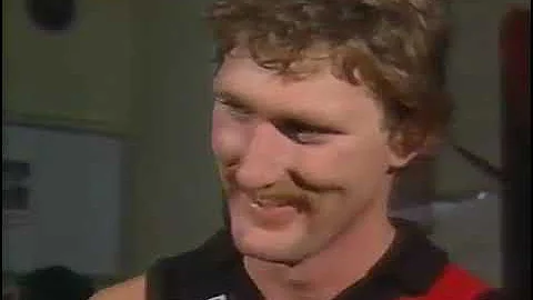 Ron Andrews post-match interview - 1983