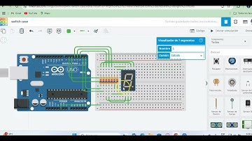 decodificador bcd a 7 segmentos con la funcion switch case