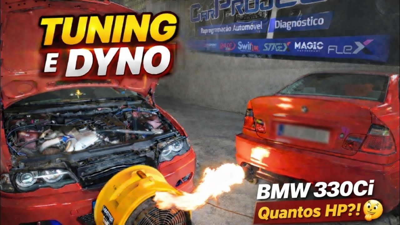 BMW 330ci M54B30 TURBO ChipTune + Dyno😈😈