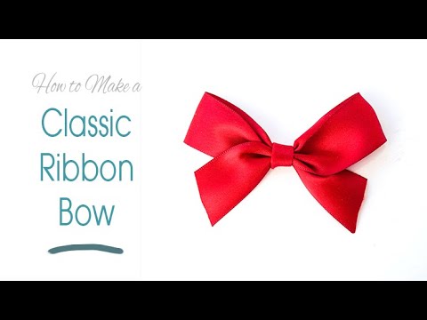 DIY Ribbon Bow | How to Make an EASY BOW for Gift Wrap, Embellishments ...