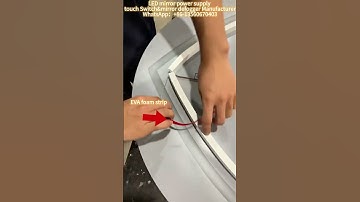 How to make mirror light with touch sensor switch.#manufacturer #mirror #factoryproducts #mirrorwork