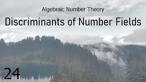Algebraic Number Theory 24: Discriminants of Number Fields