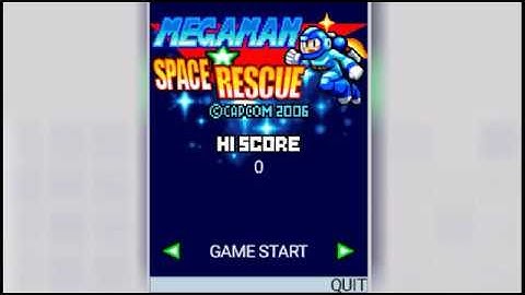 Megaman Space Rescue (j2me) gameplay