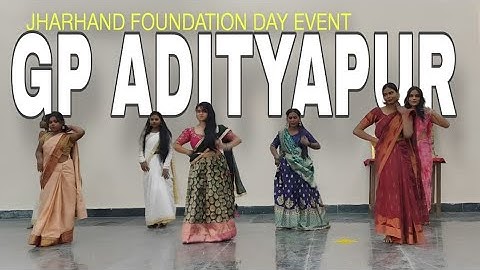 “GP Adityapur Celebrates Jharkhand Foundation Day with Cultural Dance Performance” #jharkhand 