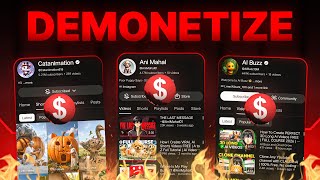 YouTube Is DEMONETIZING AI Channel -YOU'RE NEXT!😔