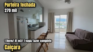 Apartamento De 1 Dormitório À Venda No Caiçara, Praia Grande - Sp Para Investir Ou Morar