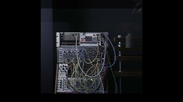 Modular Synthesizer + Volca Ambient / Rings Plaits Mimeophon #Shorts