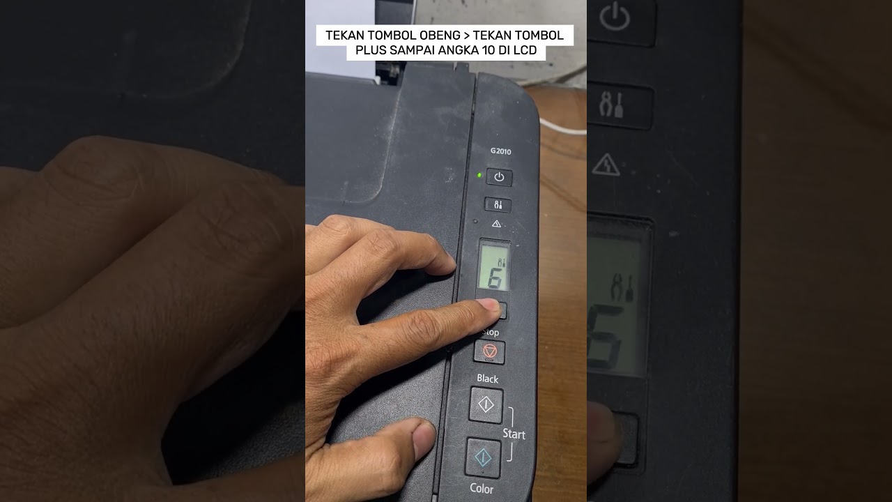 Cara Power Cleaning Printer Canon G2010 Tanpa Komputer  